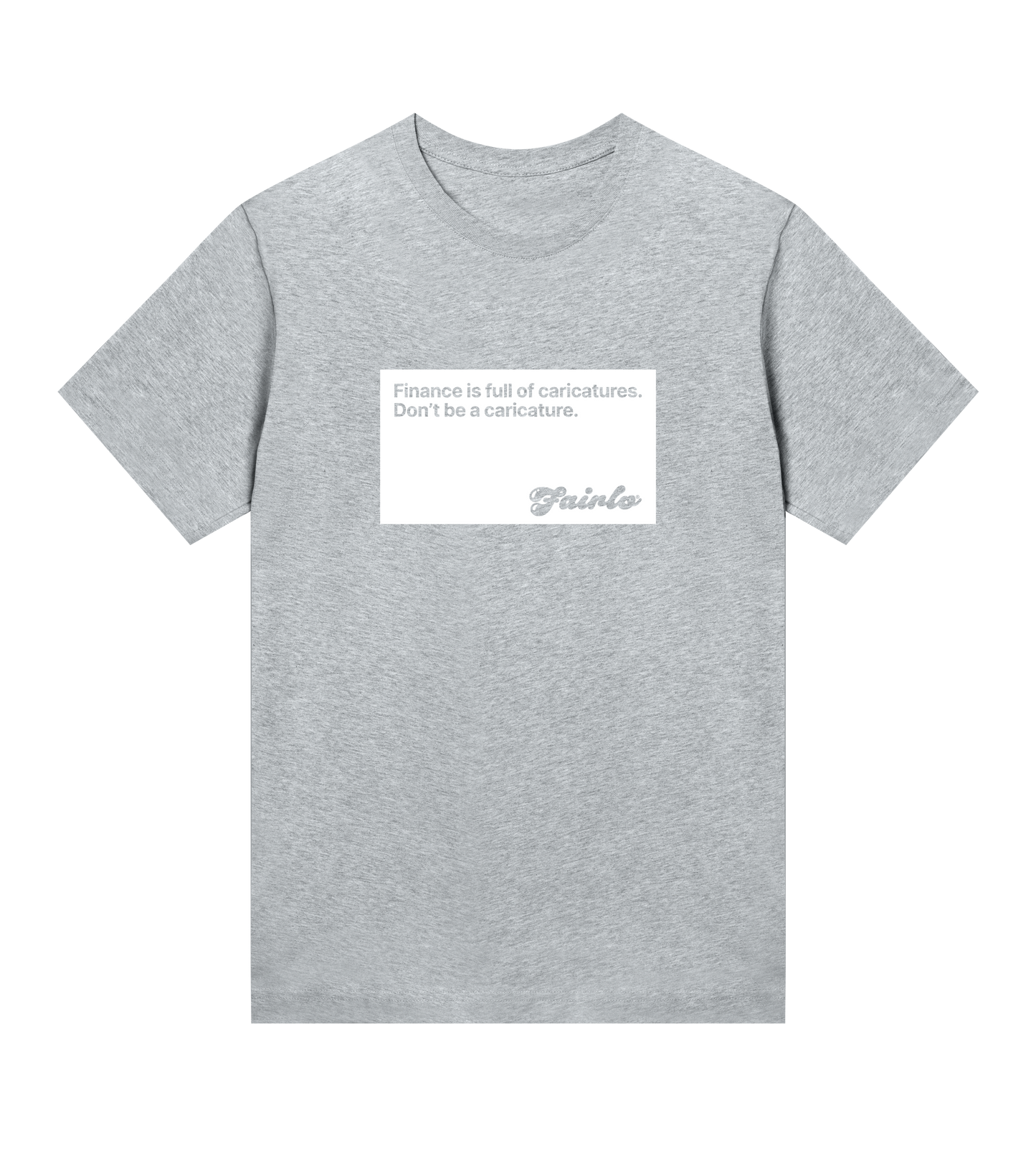 Don't be a caricature - Womens Tee