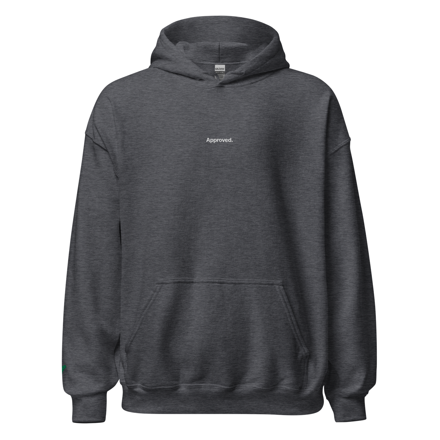 Unisex hoodie - Embroidered "Approved/Denied"